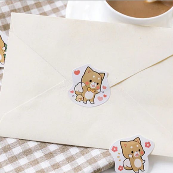 Kawaii Shiba Inu Stickers - Picture 9 of 10